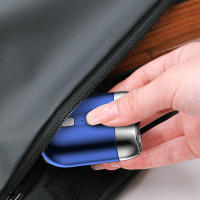 Afeitadora Eléctrica Doble Mini Portátil Con Pantalla Digital Carga Tipo-C Afeitadora De Barba Desmontable Para Viajes Para Hombres - details 3