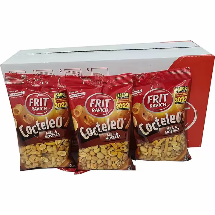 Cocteleo miel y mostaza Frit Ravich 10 Bolsas de 130 gr. 8410564012081 - 1