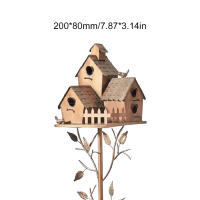 Palo De Casa De Pájaros Para Jardín Metálico Arte De Hierro Alimentador De Aves Casa De Pájaros Para Exterior Decoración De Jardín Y Courtyard - details 13