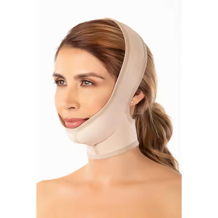 MENTONERA TRATAMIENTO FACIAL. Postcirugia. FAJAS ROMANZA - 1