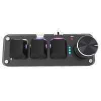 Teclado Mecánico Macro RGB Mini Para Gaming Con Programación Personalizada Teclas Y Perilla Bluetooth 2.4G Y Switch Rojo - details 4