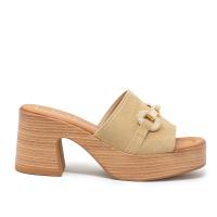 Zuecos de madera mujer VEXED 10747 PALA MADERA ESTRIBO SERRAJE VANILLA 32684 24V - details 3