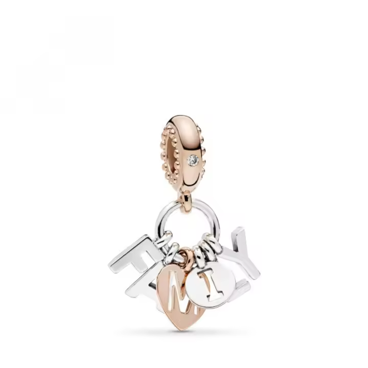 Charm Pandora 787785CZ mujer plata y rose - 1