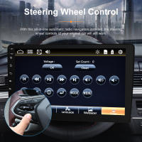 Podofo Radio De Coche 2 DIN 9" HD Autoradio Multimedia Player Carplay Bluetooth USB FM Cámara Soporte Control Del Volante Universal - details 3