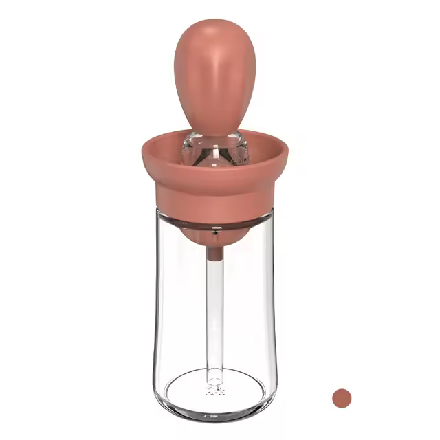 Botella De Aceite De Oliva Con Cepillo De Silicona Para Barbacoa Y Cocina Dispensador Con Rojellera Herramienta Para Hornear Y Cocinar Accesorios De Cocina - 1