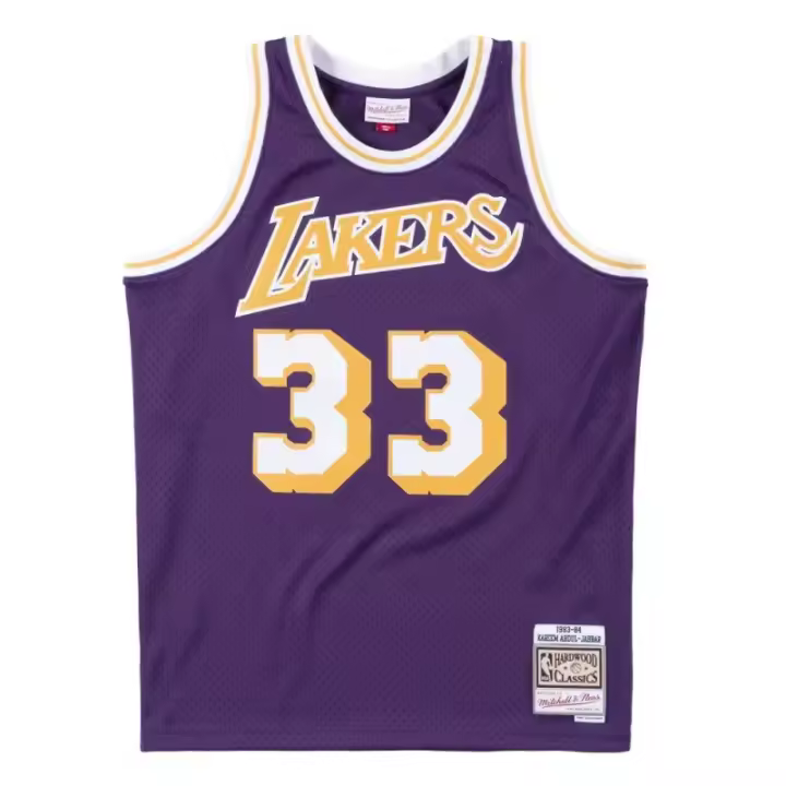 CAMISETA KAREEM ABDUL-JABBAR LAKERS - SWINGMAN 1983 - MORADA Mitchell & Ness - 1