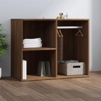 vidaXL Mueble vestidor madera ingeniería roble artesanal 80x40x65 cm en color Roble artisan/Madera antigua/Gris hormigón y más | almacenamiento funcional diseño moderno para baño dormitorio sala - details 8