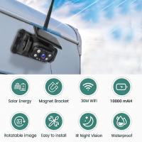 Cámara De Visión Trasera Para Coche Con Energía Solar Y Magnética WiFi 1080P Para RV Camper Camión iPhone Android APP Batería Integrada - details 2