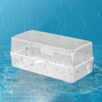Caja Protectora De Cable Exterior Grande Impermeable Con Cerradura Almacenamiento De Enchufe Caja De Conexión Eléctrica Para Exterior Material De Plástico - details 2