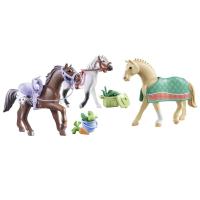 PLAYMOBIL (71356) Tres caballos con sillas, Morgan, Quarter Horse y Shagya Arabian, HORSES OF WATERFALL - details 2