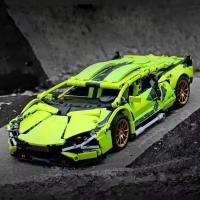 Bloques De Construcción Técnicas Bugatti Y Lamborghini Modelo De Carrera De Alta Velocidad Juguetes Para Niños Regalos Para Niños - details 19