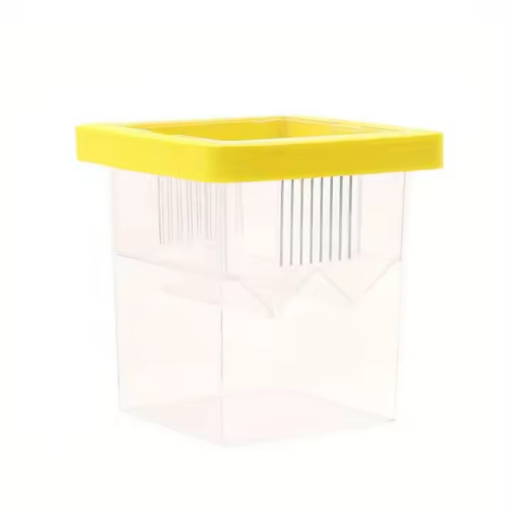 Acuario Multifuncional Para Peces Caja De Cría Y Aislamiento De Peces Material Acrílico Claro Alta Transparencia Tangente Doble Para Guppys Y Hidratación De Crias - 1