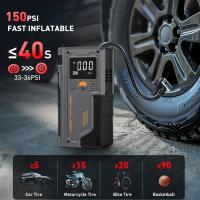 1PC Arrancador de Coche Portátil Multifunctional sin Varillas, Bomba de Aire de Emergencia with Inflador para Neumáticos, Compresor de Aire para Inflado Fácil y Linterior LED with Luz de Emergencia - details 2