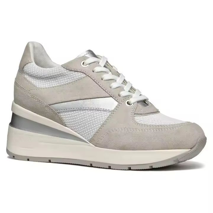 Calzado mujer Zapatillas Geox Zapatillas Zosma Blanco,Gris - 1
