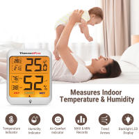 Termómetro Y Higrómetro Digital ThermoPro TP53 Para El Hogar Medidor De Temperatura Y Humedad Con Luz Trasera Estación De Clima Para Habitación Rango De Medición -58°F~158°F(10%~99%) - details 0
