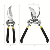 Tijeras De Podar De Acero Pesado Deli Con Hoja Curva Para Jardín Podadores De Mano Para Arbustos Y Enredaderas Tamaño 8'' - details 4