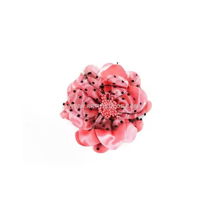 FLOR RASO & TUL PLUMETTI Raíz FLORES DE TELA Decoración de Eventos Bodas Cumpleaños - 1