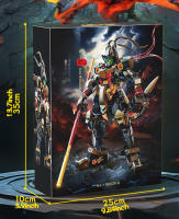 Set De Modelos Mecha Negro WUKONG Ojos De Fuego Dorados Bloques De Construcción Para Niños Y Adultos Regalo Festivo De Navidad Y Pascua - details 10