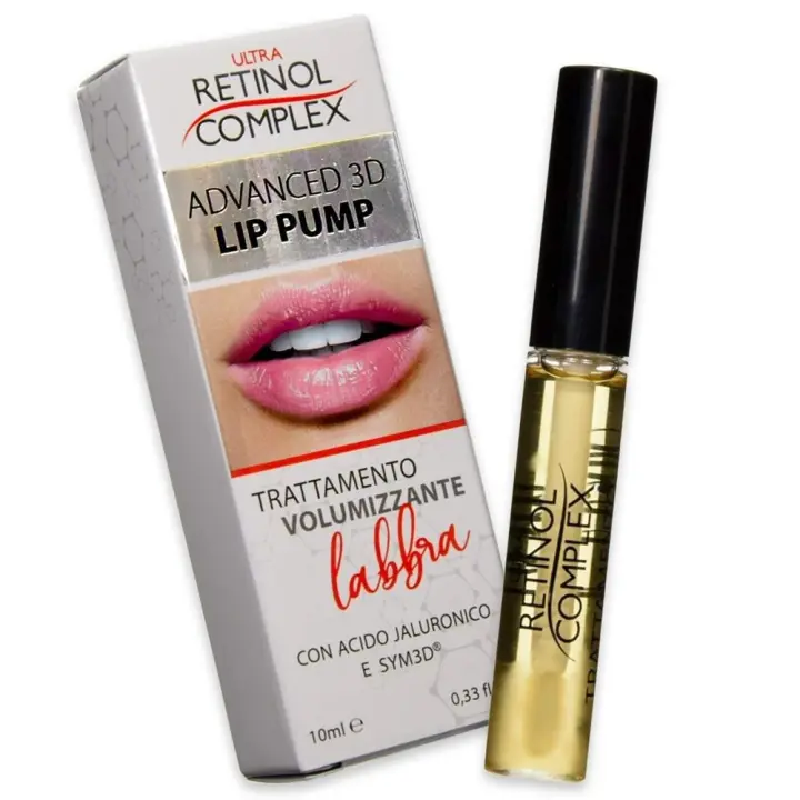Lip Pump Revolucionario tratamiento voluminizador de labios con ácido hiálico y Sym3D Ultra Retinol Complex - 1