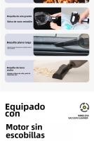 Aspirador Inalámbrico Powerful 10KPa, Portátil y Recargable with Función Soplador, Luz para Limpieza Ràpida de Autos, Asientos y Alfombras - Incluye HEPA Filter Filtros - details 4