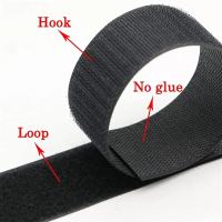 Cinta De Velcro Para Costura 1-25M No Adhesiva Ganchos Y Anillas De Nylon Para DIY Accesorios 20/25/30/50mm Para Ropa Bolsos Y Zapatos - details 1