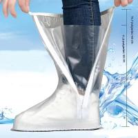 Cubrezapatos Unisex De Alta Punta PVC Reutilizable Impermeable Antideslizante Protección Contra La Nieve Y La Suciedad Cubierta De Botas Resistente Y Duradera - details 2