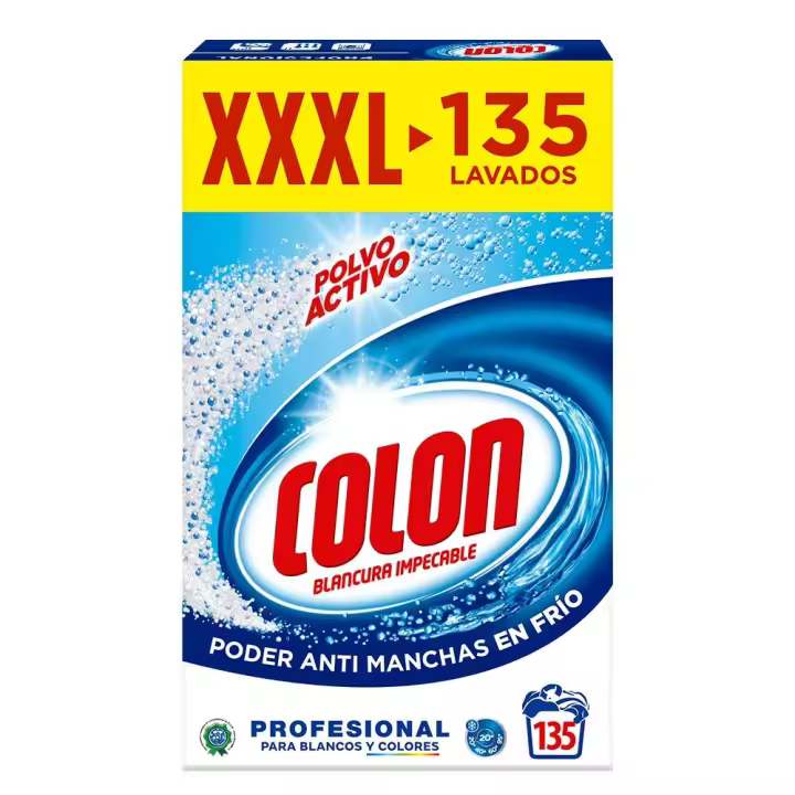 Colon detergente en polvo maleta 135 lavados Profesional - 1