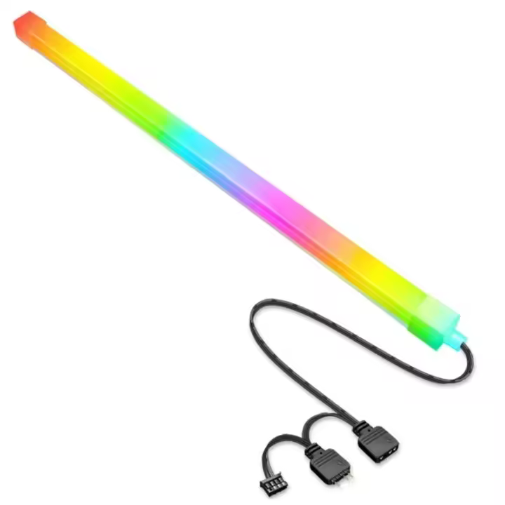 Barra De Luz Decorativa Para Estuche De Computadora DC5V3Pin ARGB 30cm Aura Sync 4-lados Luz Colorida Para DIY Gaming Ambiental - 1