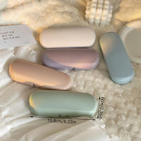 Estuche Portátil Para Gafas De Sol Y Miopía En Color Crema Caja De Almacenamiento De Ópticas Para Viajes Estilo Simple Unisex - details 6