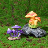 Decoración De Acuario De Mini Figure De Setas De Resina Para Jardín Faeérico Landscape Micro Ornamento Artificiales Plantas - details 2