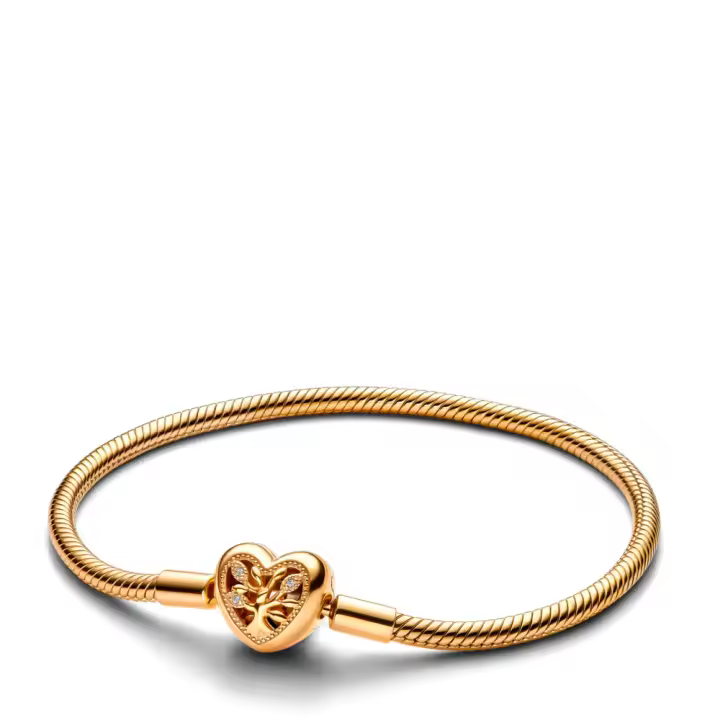 Pandora Pulsera Pandora Moments con Cierre de Corazón Familiar​ 563516C01 , para Mujer - 1