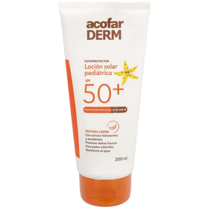 Protector Solar Pediátrico Acofarma SPF 50+ | Protección UVA y UVB - 1