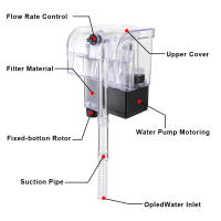 Filtro De Agua Submersible Para Acuario Mini Purificador De Oxígeno Con Bomba De Agua Fuera De La Carpa Para Tanque De Peces - details 3