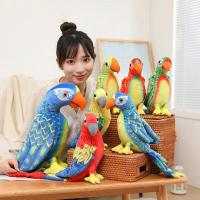 Juguete De Peluche Realista De Cacatúa Para Niñas Y Bebés Regalo De Cumpleaños Suave Simulación De Pájaro Kawaii 50/70cm - details 10