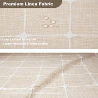 Cortina de Ducha Bohemia, Juego de Cortinas de baño Resistentes de 330g/m² with Borla, 180X200cm - details 5