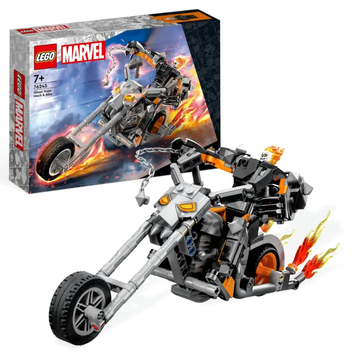 Meca y Moto del Motorista Fantasma - LEGO MARVEL 76245 - 1