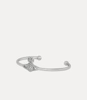 La pulsera Abierta en bajorrelieve Grace de Vivienne Westwood, with embalaje original, es el mejor GIFT para Familiares y Amigás. (Circunferencia: 15 cm) - details 2