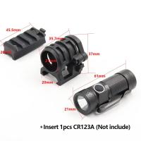 Set De 3 Linternas Tácticas Anti-seis Para Camping Y Caza Fuente De Luz LED Ajustable Para Casco No Incluye Baterías - details 2