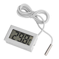 Mini Termómetro Digital LCD Con Probe Sensor De Temperatura Para Acuario Tanque De Peces Hogar Nevera Material Plástico - details 7