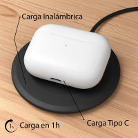 Auriculares Bluetooth 5.3 con Estuche de Carga Inalámbrica – 8h de Autonomía, Sonido Estéreo Hi-Fi, Micrófono Integrado, Compatibles con iOS y Android. - details 1