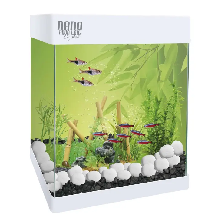 ICA Acuario KIT NANO AQUALED 10 LITROS - Compacto Iluminación LED Fácil Mantenimiento - 1