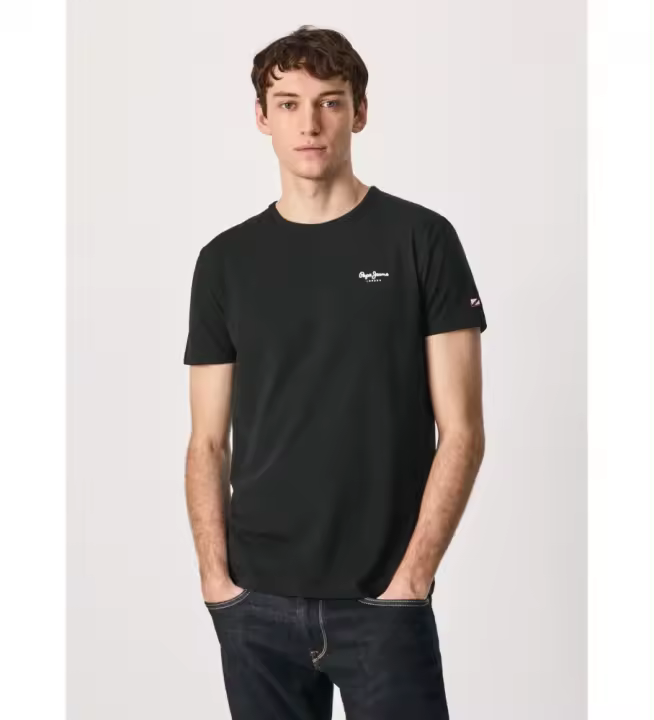 Pepe Jeans | Hombre | Camiseta Original Basic 3 N negro - 1