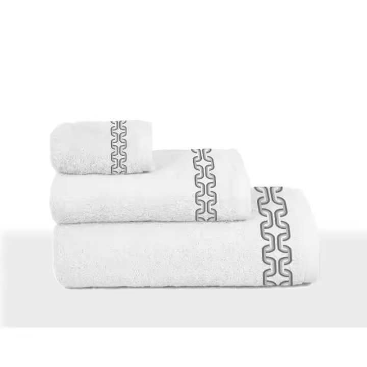 ILOVEHOME - Juego de Toallas de Baño 100% Algodón 450G - Set de 3 Piezas en Colores Variados , Incluye una toalla de tocador (30x50cm), una toalla de lavabo (50x100cm) y una toalla de sábana (100x150cm) - 1