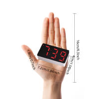 Reloj De Alarma Digital LED Espejo Pequeño Para Decoración De Habitación Moderno Con Luz Trasera Tablero De Control De Tiempo Accesorio Para Escritorio - details 10