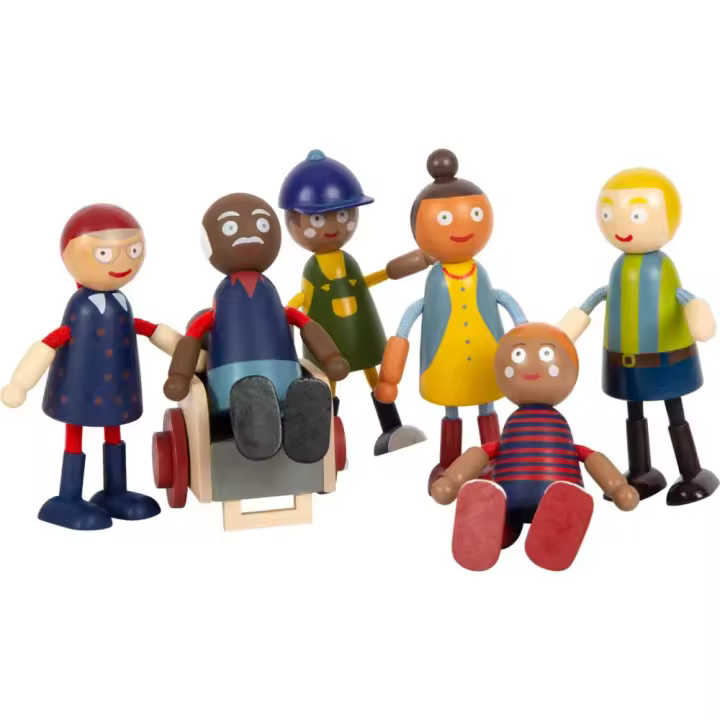 Familia de muñecos flexibles - Diversidad - 1