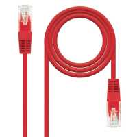Nanocable 10.20.0402-R 2m Cat.6 Cable de Red RJ45 LAN Local Area Network Rojo para PC Ordenador Portátil Router Switch Consolas Latiguillo Internet UTP Doble Macho - details 1
