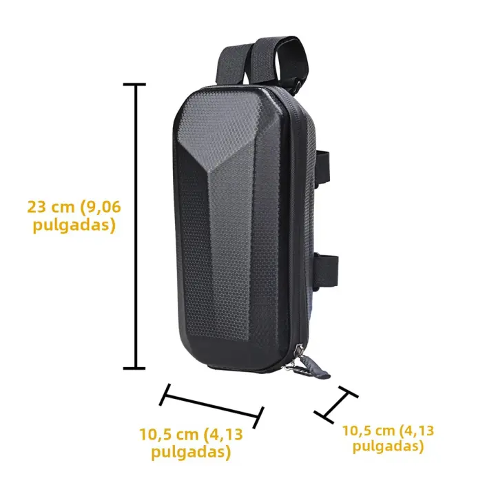 Bolsa De Almacenamiento Para Scooter Eléctrico 2/3/4L Impermeable Accesorio Para Manillar De Bicicleta Y Motocicleta Bolsa Portátil De Resina Duradera - 1