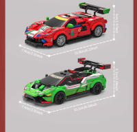 SEMBO Bloques De Construcción De Coche Deportivo Para Niños Modelo De Carreras Off-Road Kit De Construcción De Bloques Para Jóvenes Boys Regalo De Juguetes - details 8