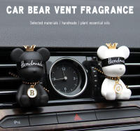 Perfume De Coche Diffusor De Aire Acondicionado Adornos De Gypsum Para Decoración Del Interior Del Vehículo Con Joyería Oso Aromaterapia - details 0