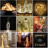 Luces De Navidad LED De Hilo De Cobre Para Decoración De Árbol De Navidad Dormitorio Boda Ramadan Navidad DIY Luz De Cadena De Festividades - details 5